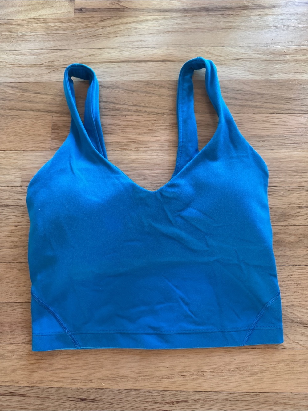 Lululemon Blue V-Neck Sports Bralette